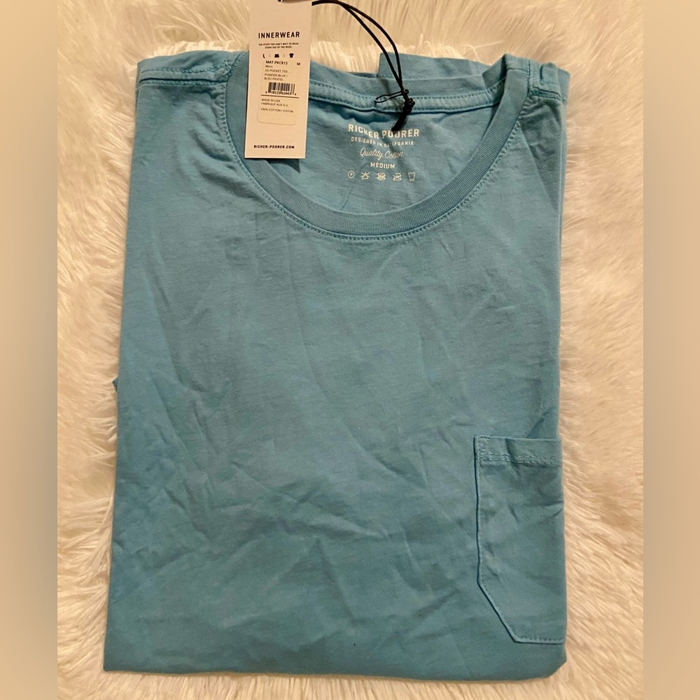Richer Poorer Short Sleeve Pocket Pima Tee